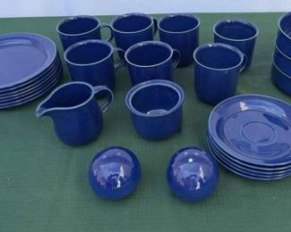 Blue Dish Set