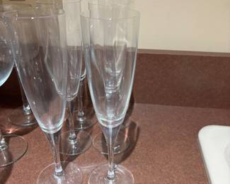 SAK FIFTH AVENUE CHAMPAGNE GLASSES