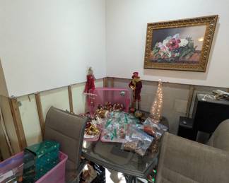Hallmark ornaments and Christmas decorations
