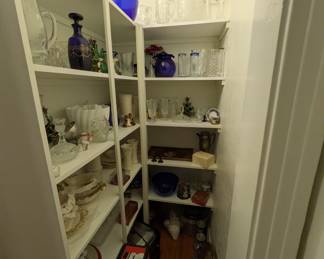 Blue glass, Lenox, crystal giftware