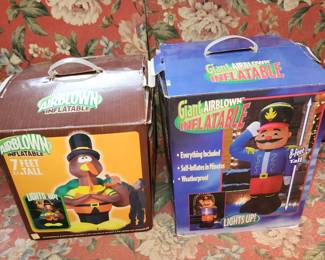 Inflatable yard decorations, never used