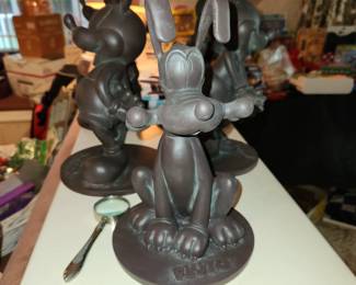 metal Disney statues, NEW-IN-BOX