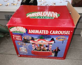 Inflatable yard decorations, never used