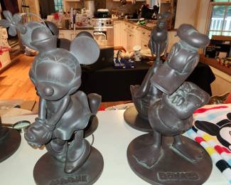 metal Disney statues, NEW-IN-BOX
