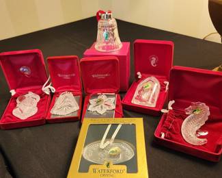 Waterford Christmas ornaments