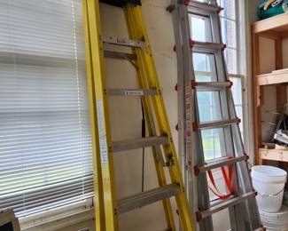 Werner fiberglass step ladder
