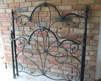 iron headboard and footboard