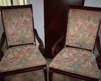 pair Ethan Allen armchairs