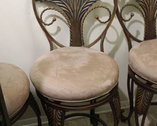 four stools like these, 24" swivel