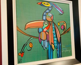  Signed Giclee on canvas by David Le Batard   (as Lebo)                            Entitled "This Moment Means Everything" 