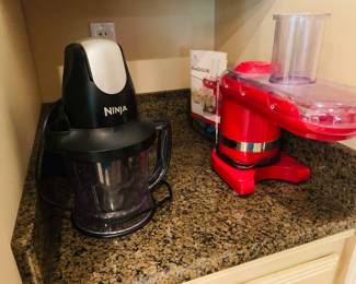 1st is a Ninja master blender  2nd is an Electric Mandoline