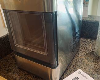 Like new GE 2.0 pebble ice maker with side tank. Can make many pounds of pebble or bullet ice per day. 
