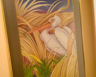 Louisiana Pelican framed print