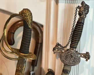 Antique swords 
