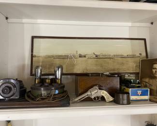 Yard long photo ww1, Atwater Kent 5A radio 