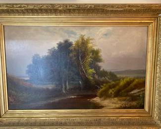 Large landscape oil painting