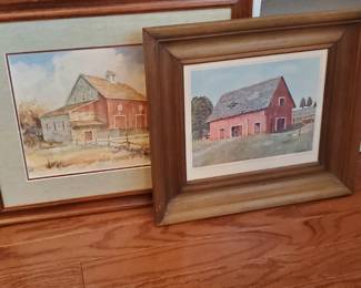 Signed prints.