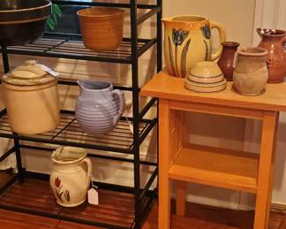 Antique Crocks and pottery. 