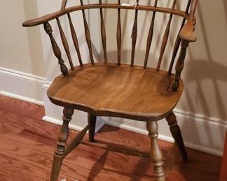 Antique Spindle back desk or office chair. 