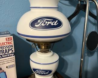 Ford advertising lamp.
