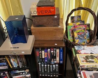 VHS and stand