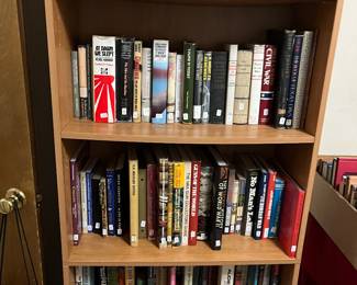 Military books and gun reference books