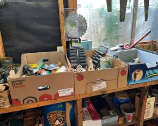 More boxes of tools