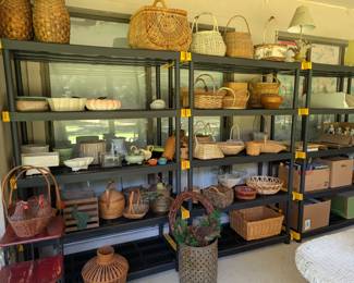 Porch items. The shelving units will be for sale too!