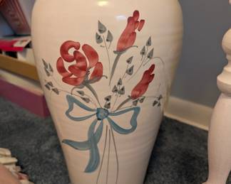 Hand Painted Large Vase from Mahon Made