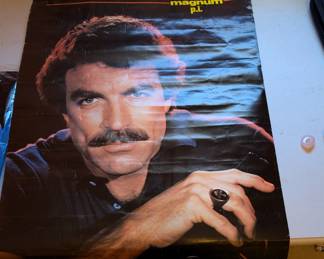 Tom Selleck Magnum P. I. wall poster