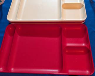 Tupperware divided meal trays