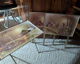 Another set of vintage TV Trays 