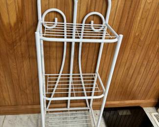 Small metal shelf