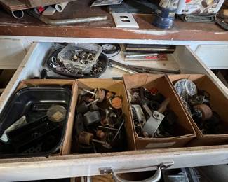 Lots of miscellaneous tools, & shop related items.