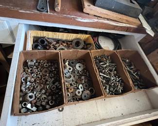 Bolts, washers, screws, nails and more.