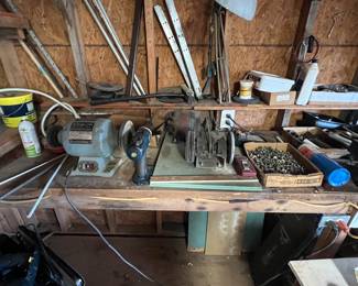 Grinder, and other shop tools