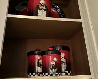 Chief canisters, bowls and other items