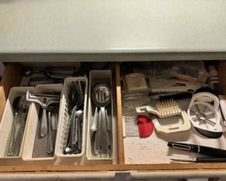 Silverware, and kitchen utensils