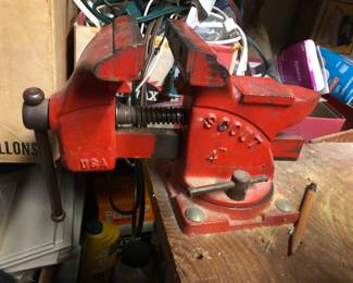 Vintage Scout Bench Vise