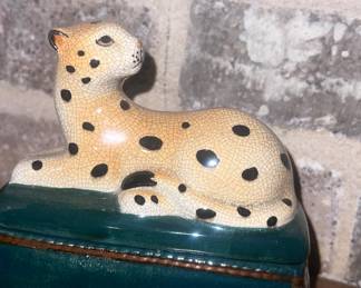 Leopard Trinket Box