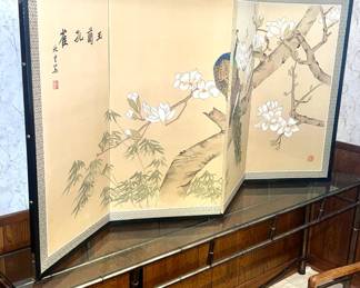 Silk wall art 