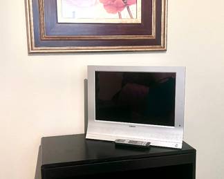 Black Lacquer TV Stand