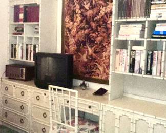 Bamboo Shelves w/matching Desk and chair