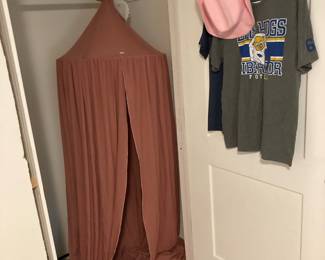 Over the bed or kids reading tent 