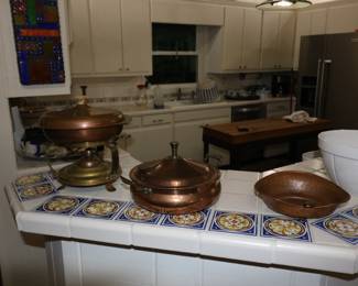 Copper Serving Pieces