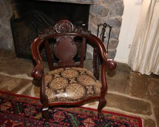 Wood/Leather Chair