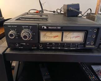 Nakamichi 550 Vintage Portable Professional Cassette Recorder