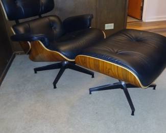 Eames "Style" Vintage Plycraft Chair & Ottoman