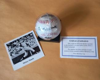 Mickey Mantle baseball