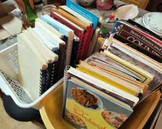 Lots of local cookbooks